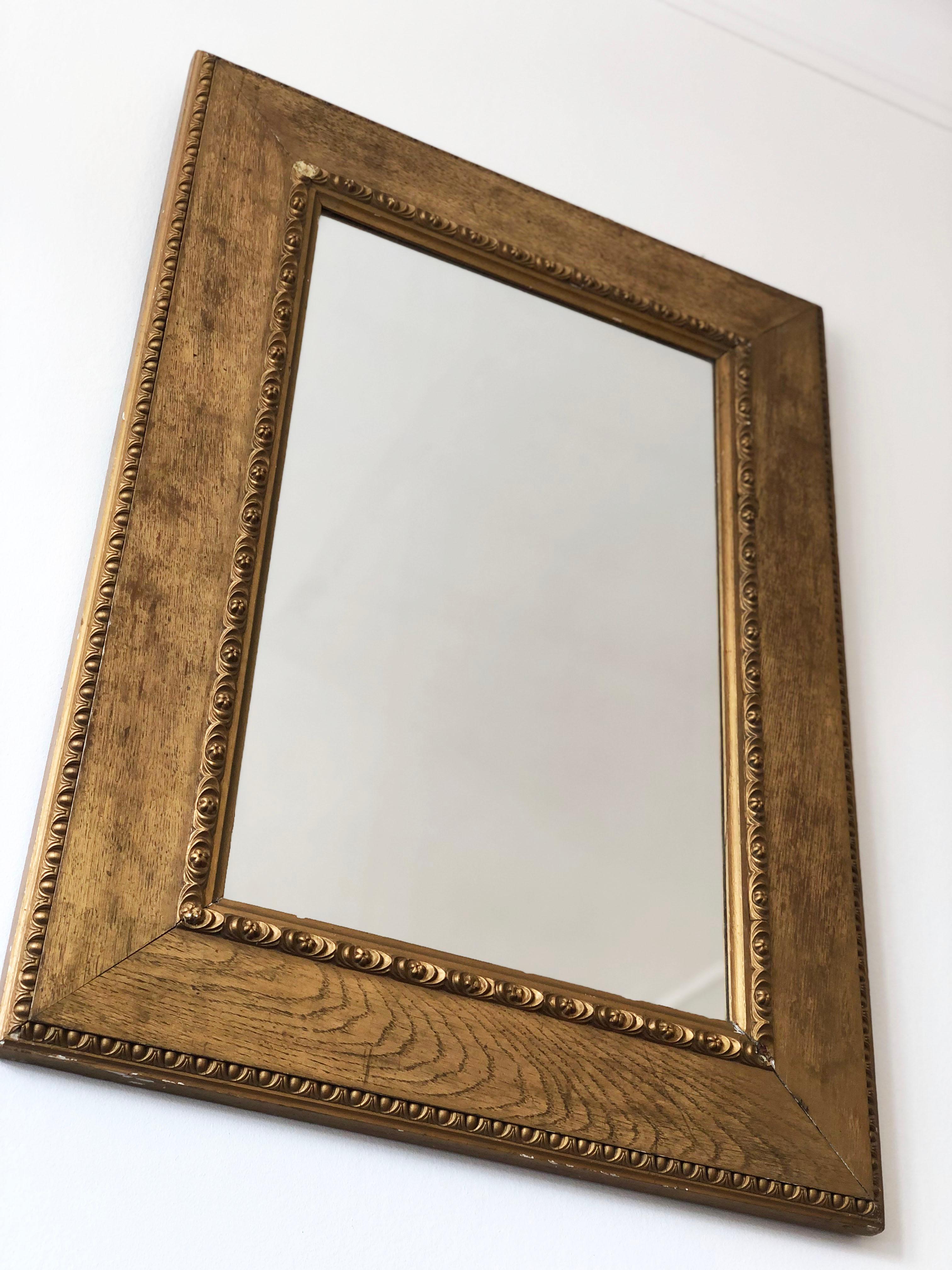 Late 19th Century Danish Giltwood Mirror by W. J. Mogensen Copenhagen For Sale 4