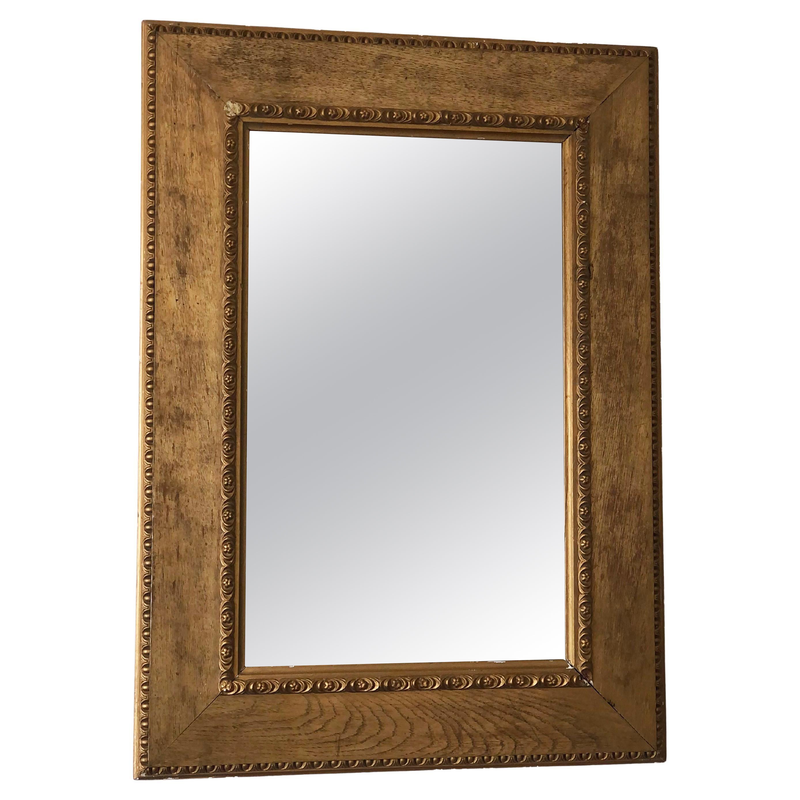 Late 19th Century Danish Giltwood Mirror by W. J. Mogensen Copenhagen For Sale
