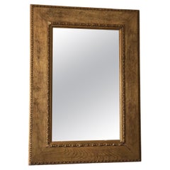 Antique Late 19th Century Danish Giltwood Mirror by W. J. Mogensen Copenhagen