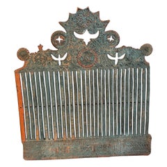 Late 19th Century Danish Primitive Folk Art Tape Heddle Band Loom