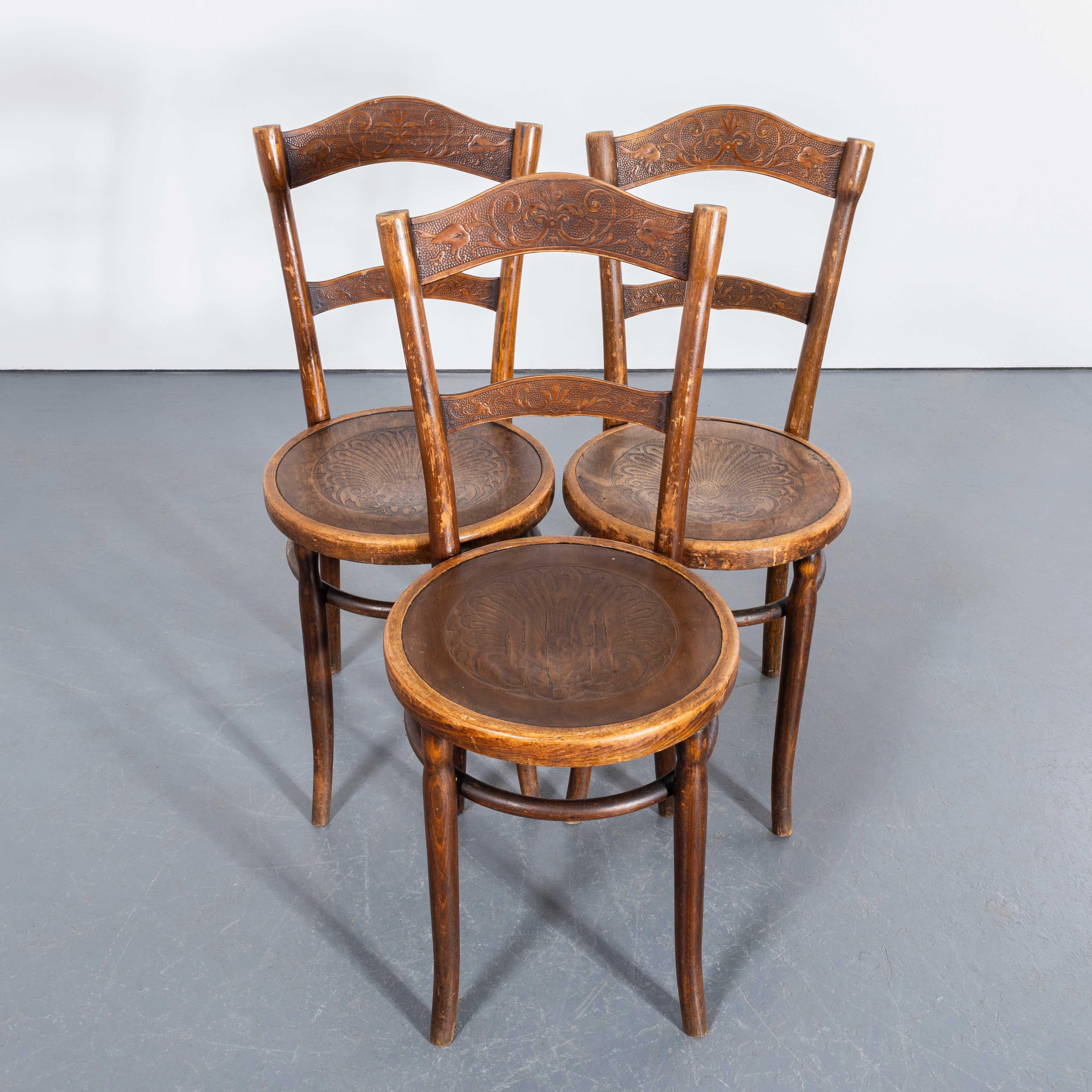 Late 19th Century Debrecen Bentwood Dining Chairs - Set Of Three 6