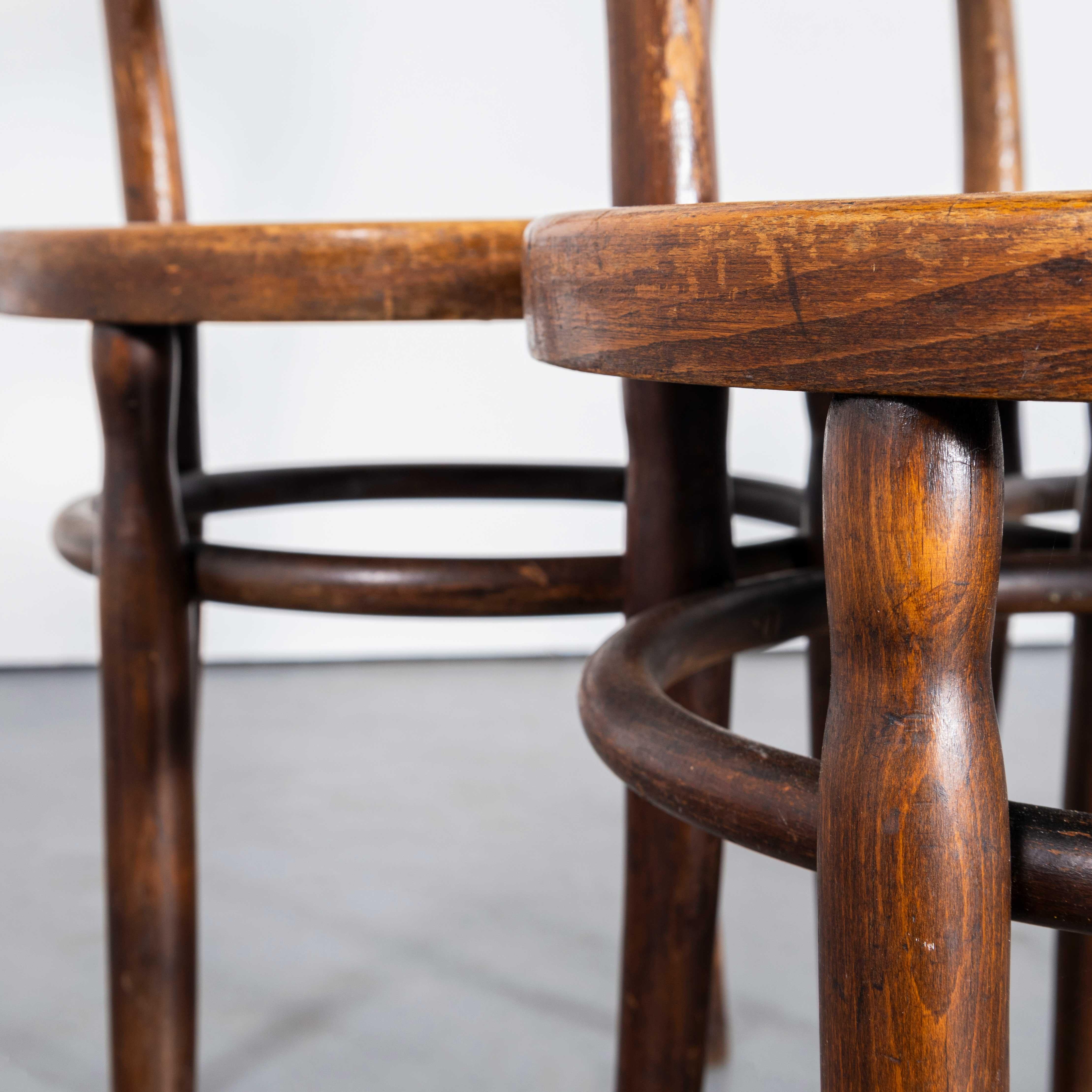 Late 19th Century Debrecen Bentwood Dining Chairs - Set Of Three 5