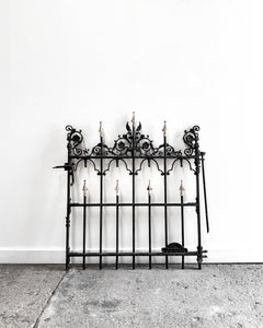 Late 19th Century Decorative Cast Iron Garden Gate
