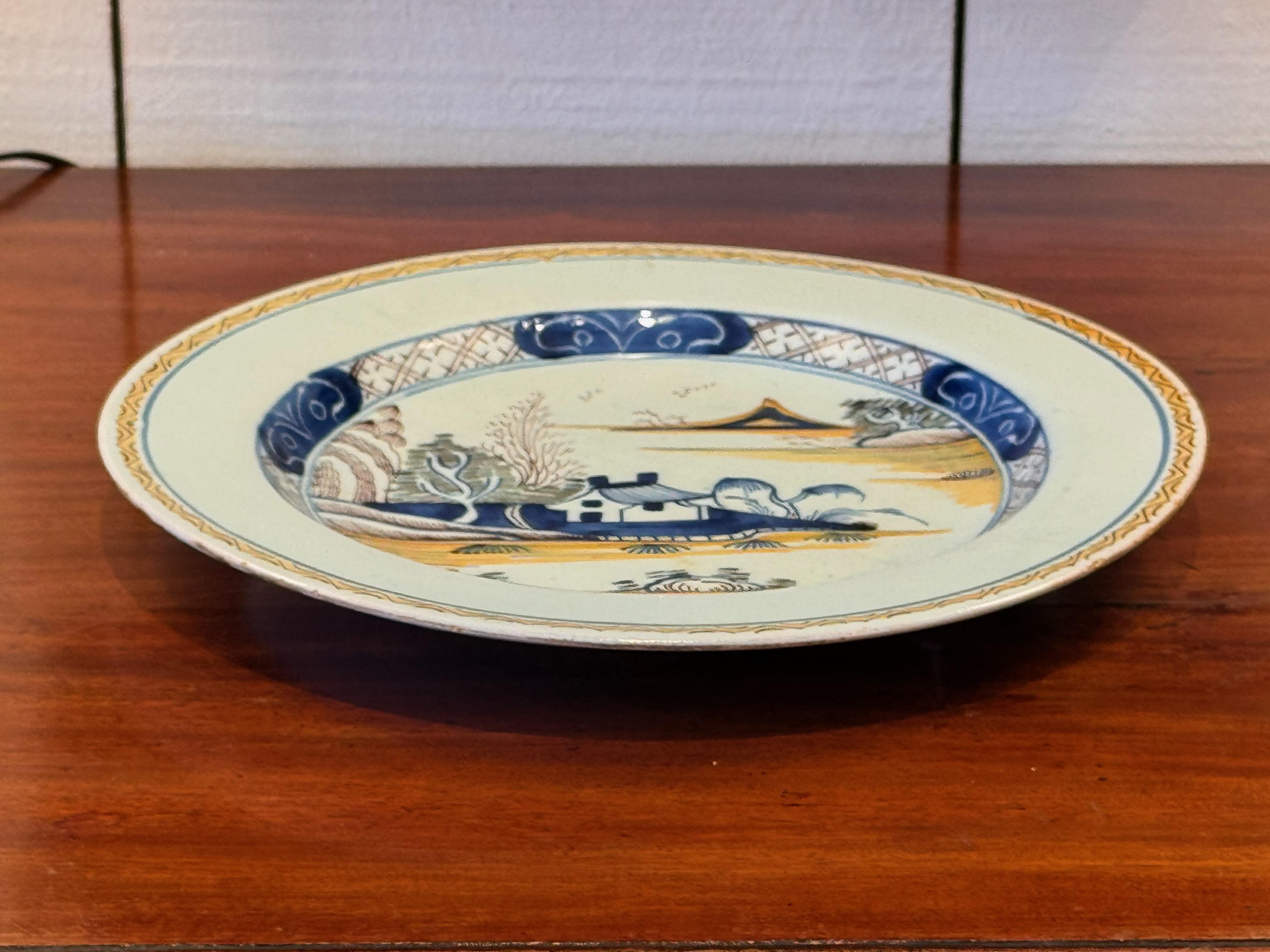 Late 19th Century Delft Charger For Sale 1
