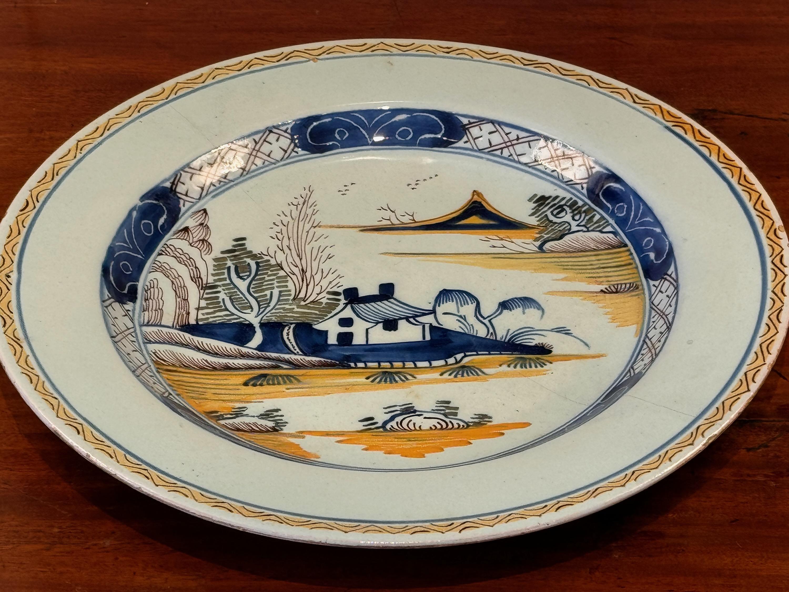 Late 19th Century Delft Charger For Sale 2