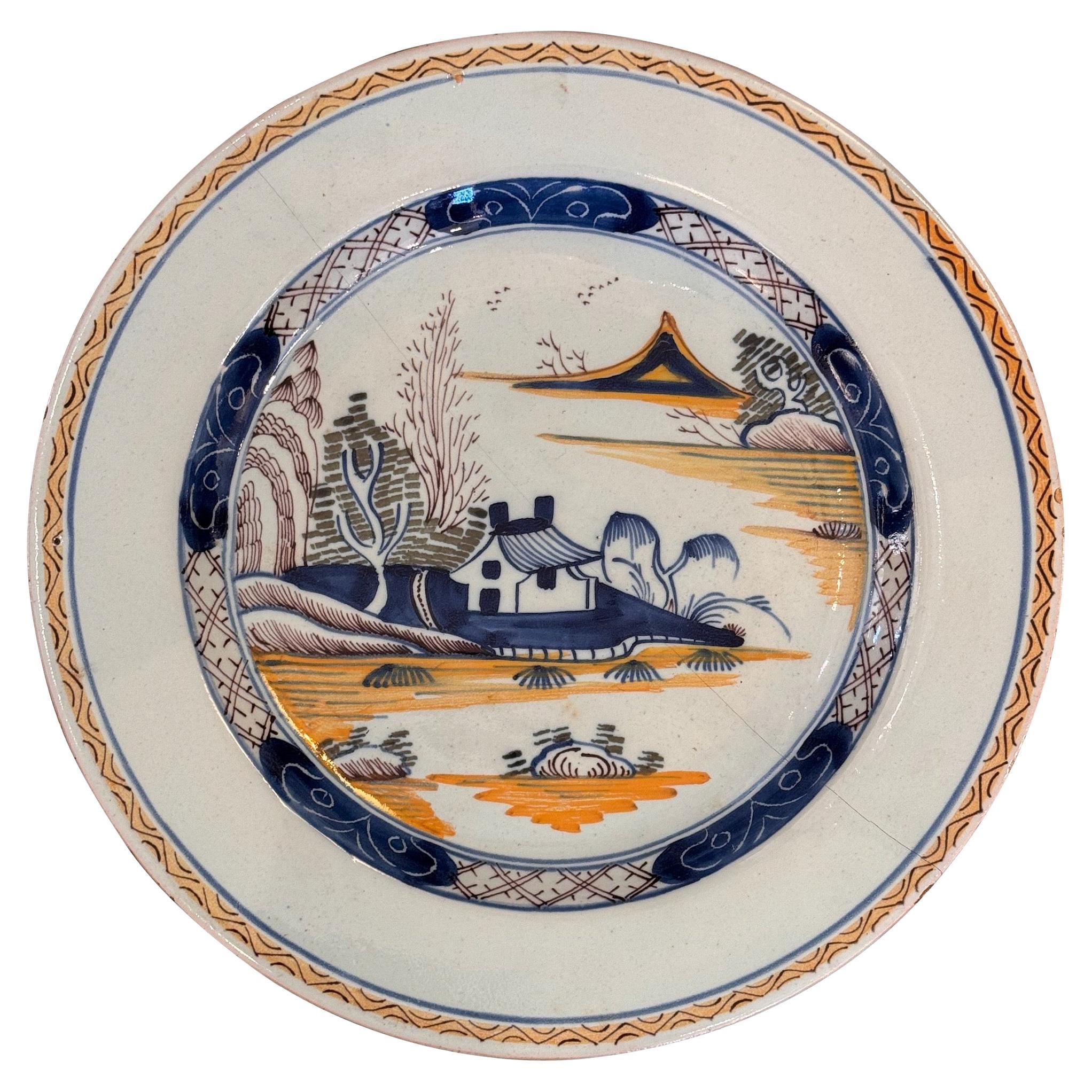 Late 19th Century Delft Charger For Sale