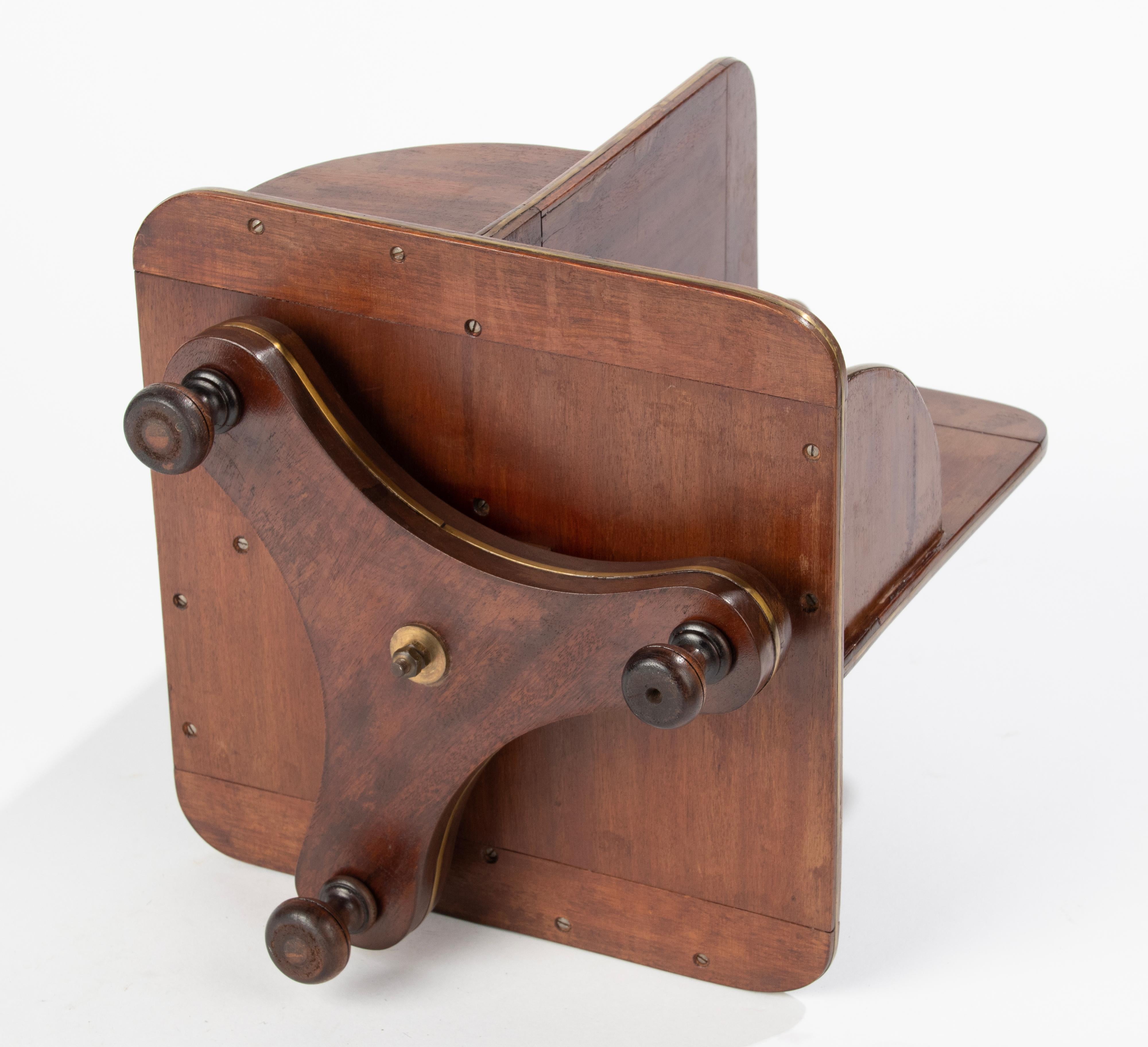 Late 19th Century Reddish Wood Desktop Revolving Desk Bookcase 10