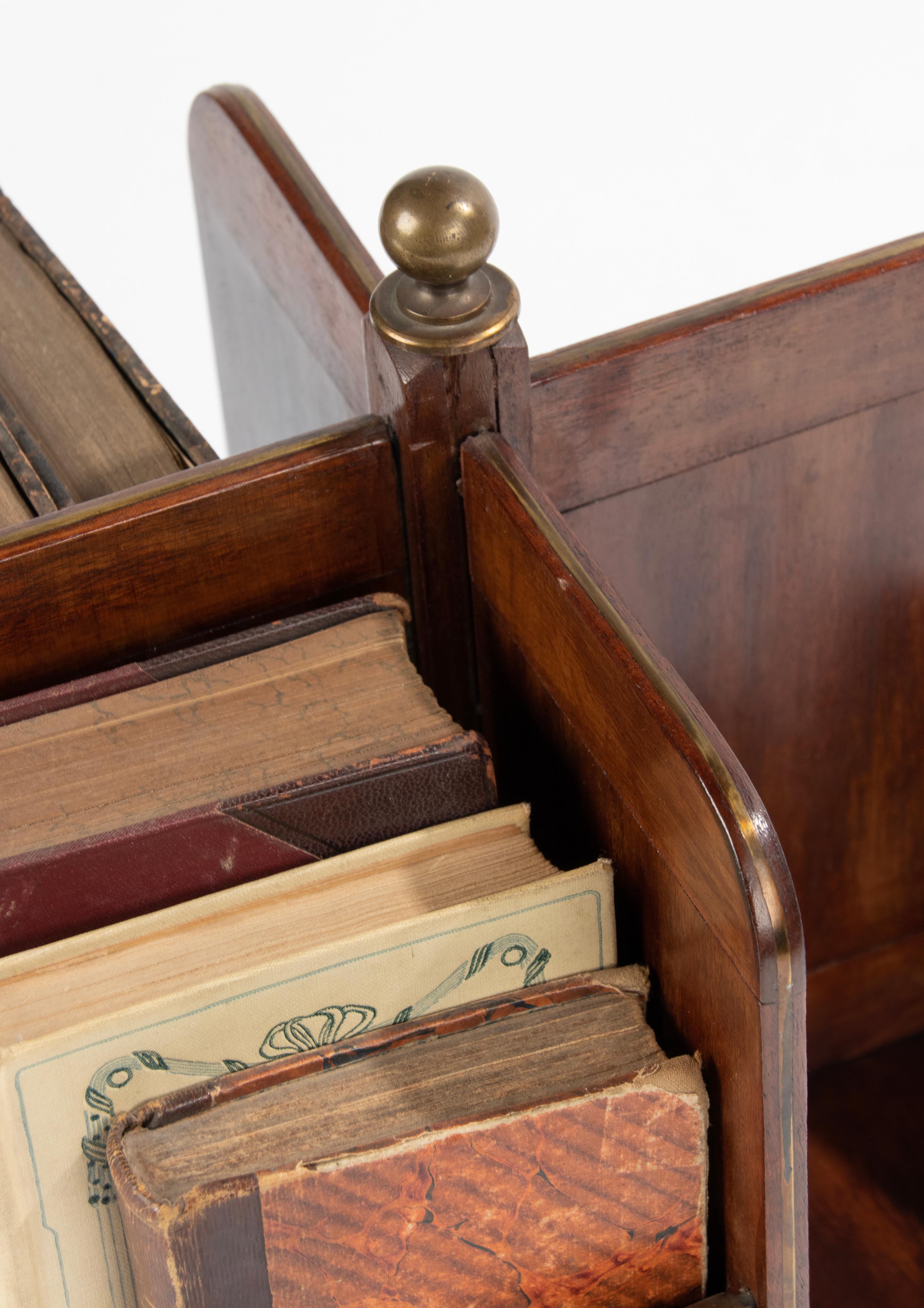 Late 19th Century Reddish Wood Desktop Revolving Desk Bookcase 11