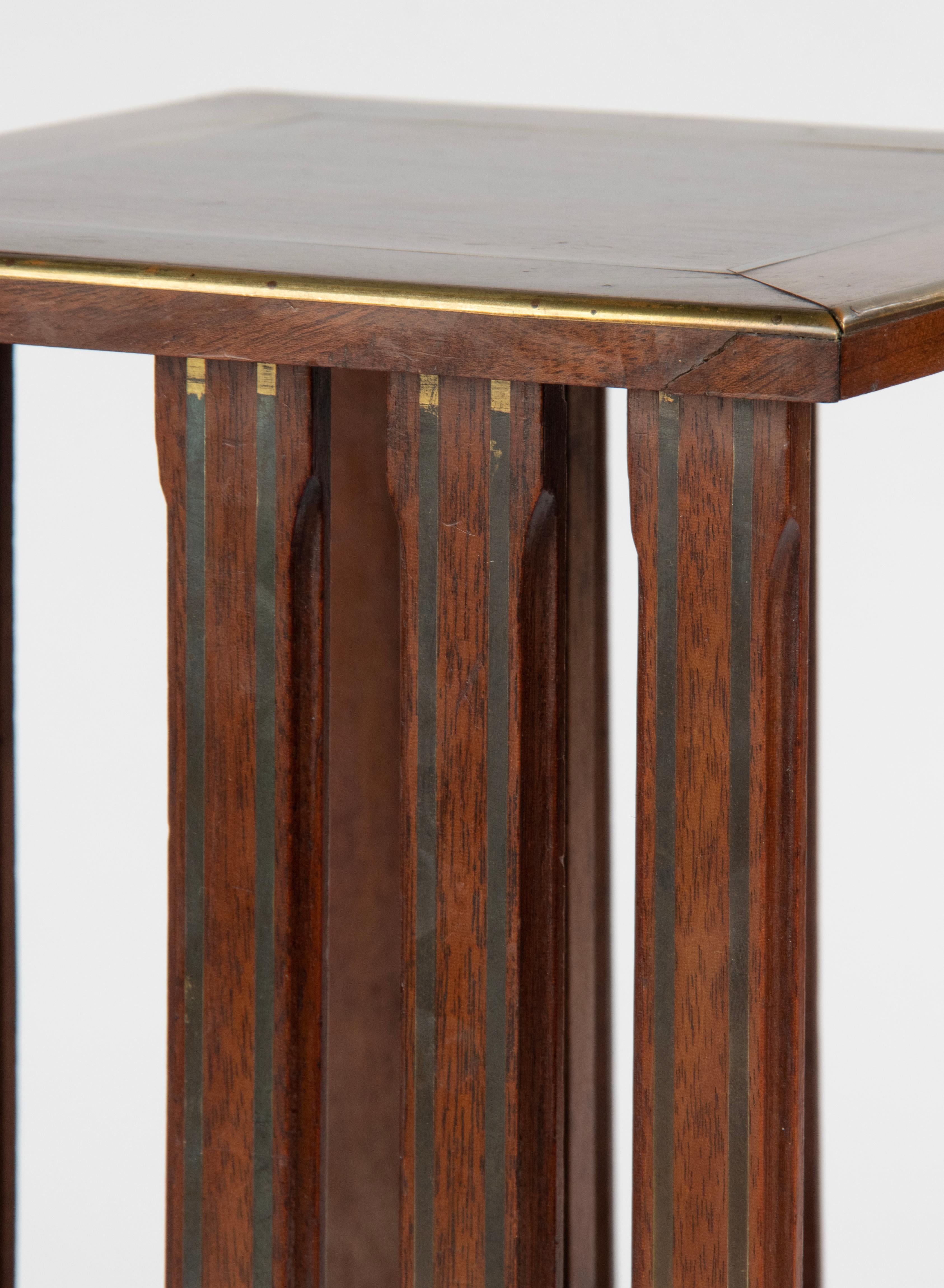 Late 19th Century Reddish Wood Desktop / Revolving Desk Bookcase For Sale 6