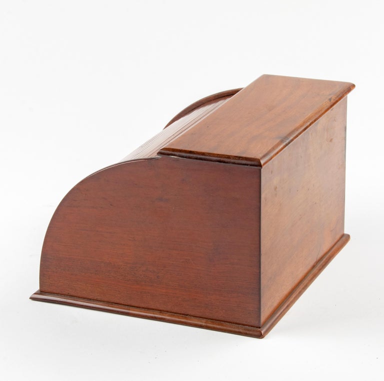 Late 19th Century Desktop Tambour Letter Storage Box For Sale at 1stDibs