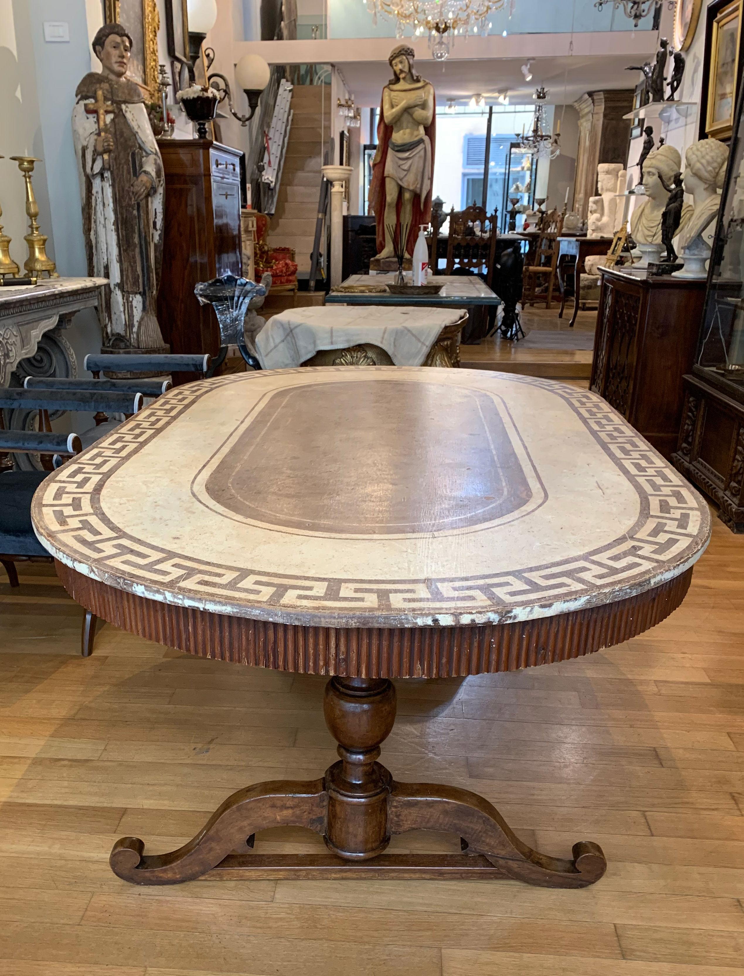 Late 19th Century Dining Oval Table 1