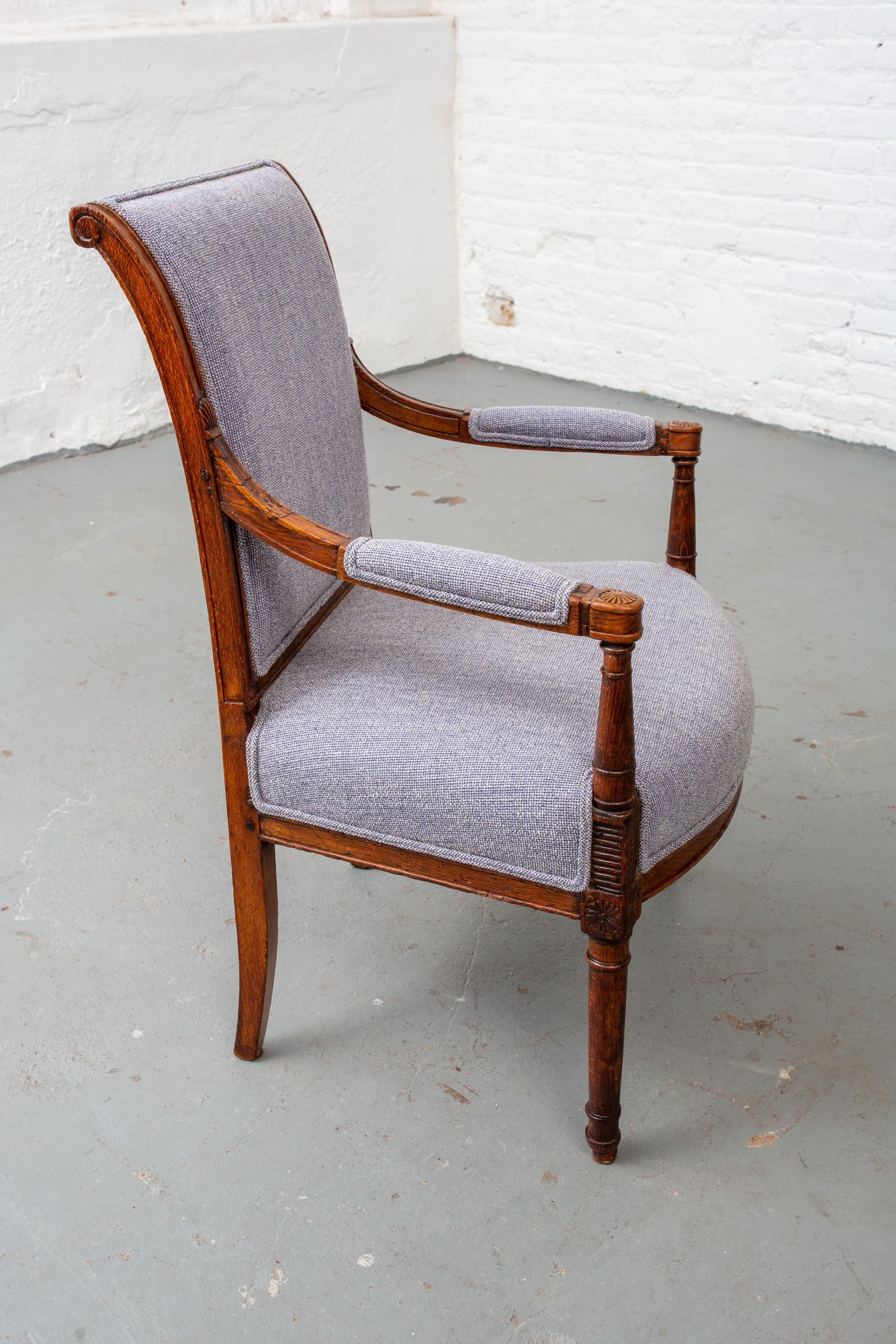 Late 19th Century Directoire Style Armchair For Sale 6