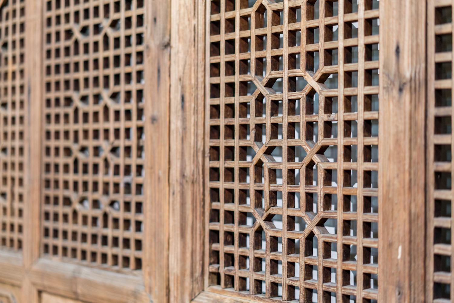 latticework door