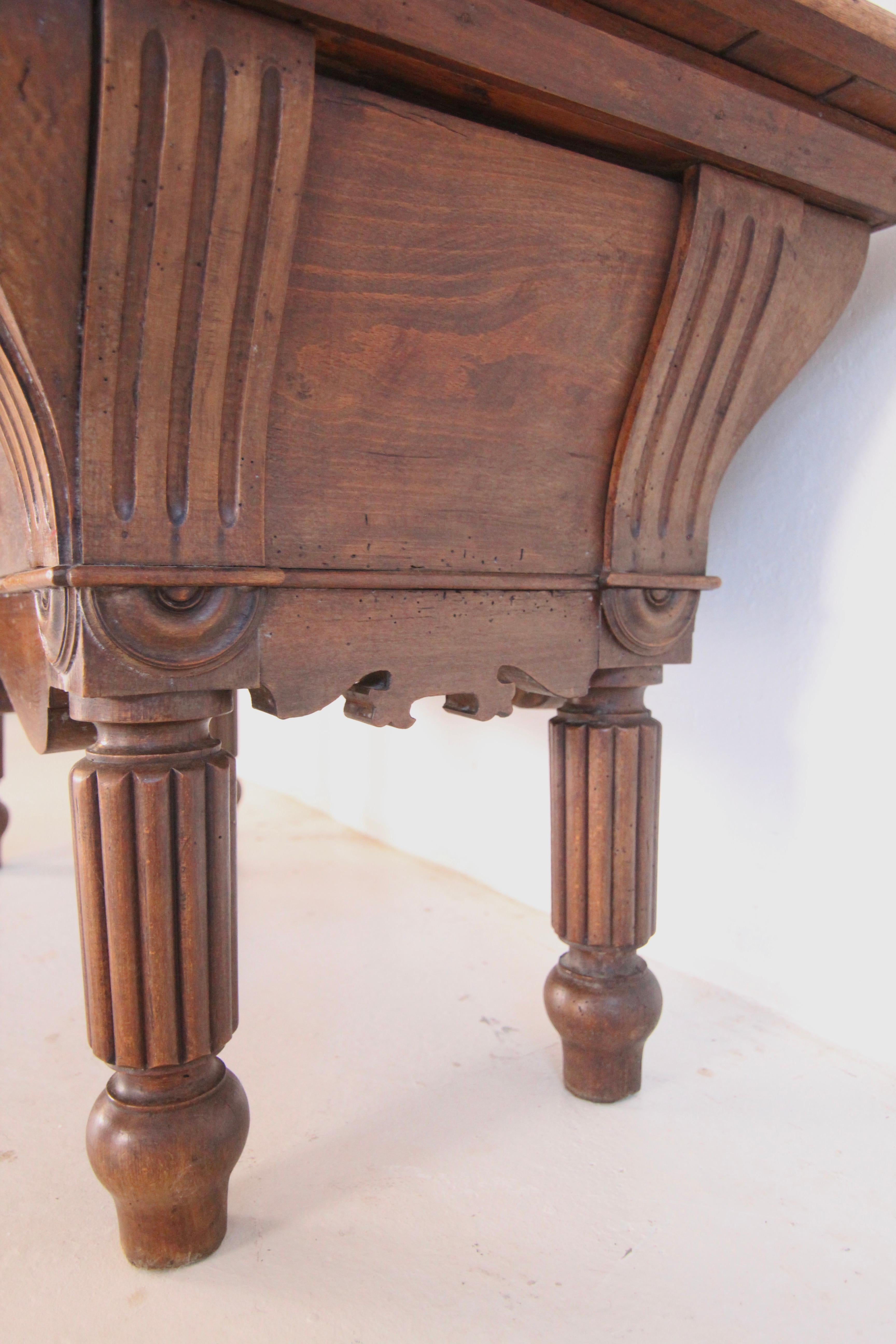 Late 19th Century Double Sided Louis Philippe Butcher Table 6