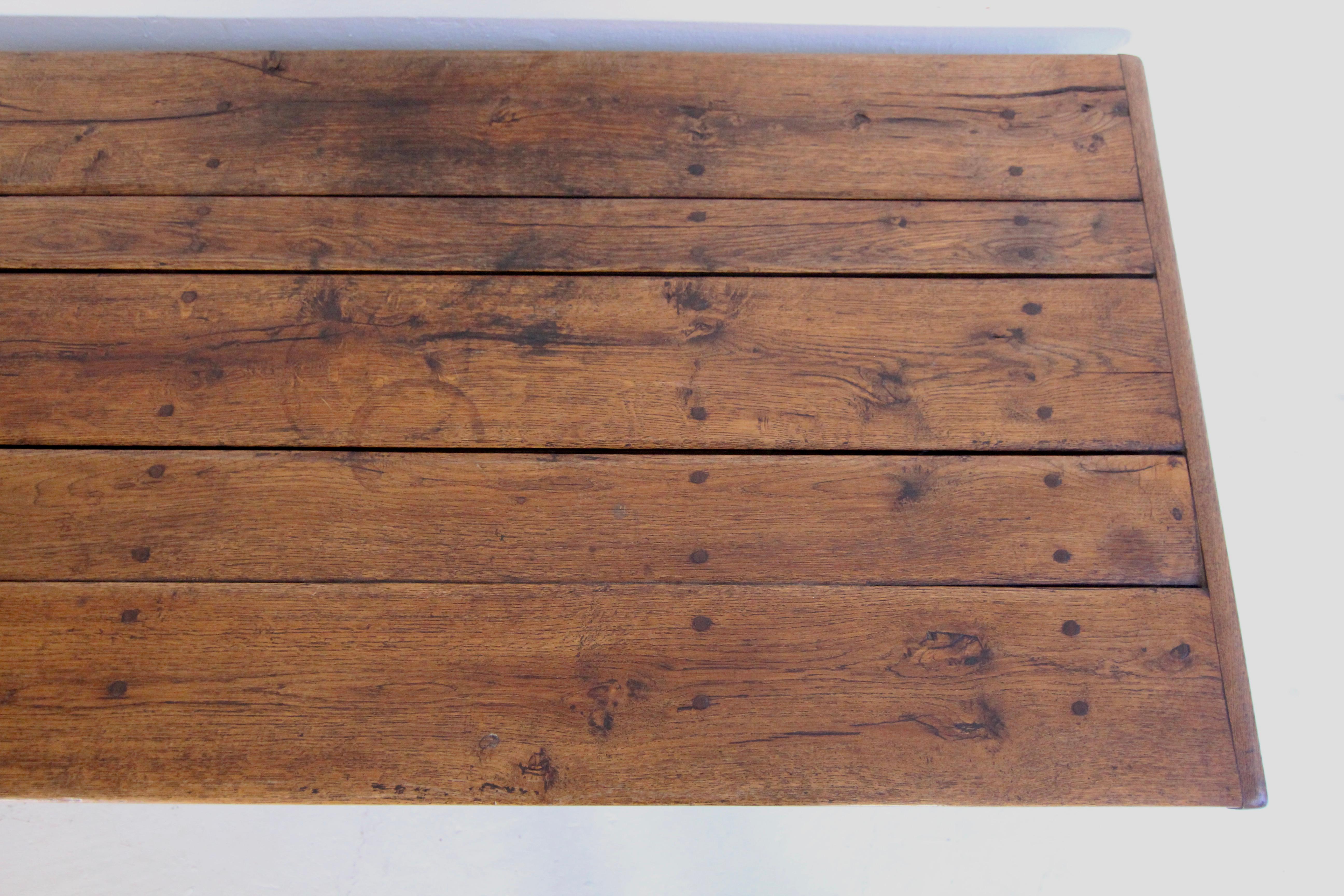 Late 19th Century Double Sided Louis Philippe Butcher Table 8