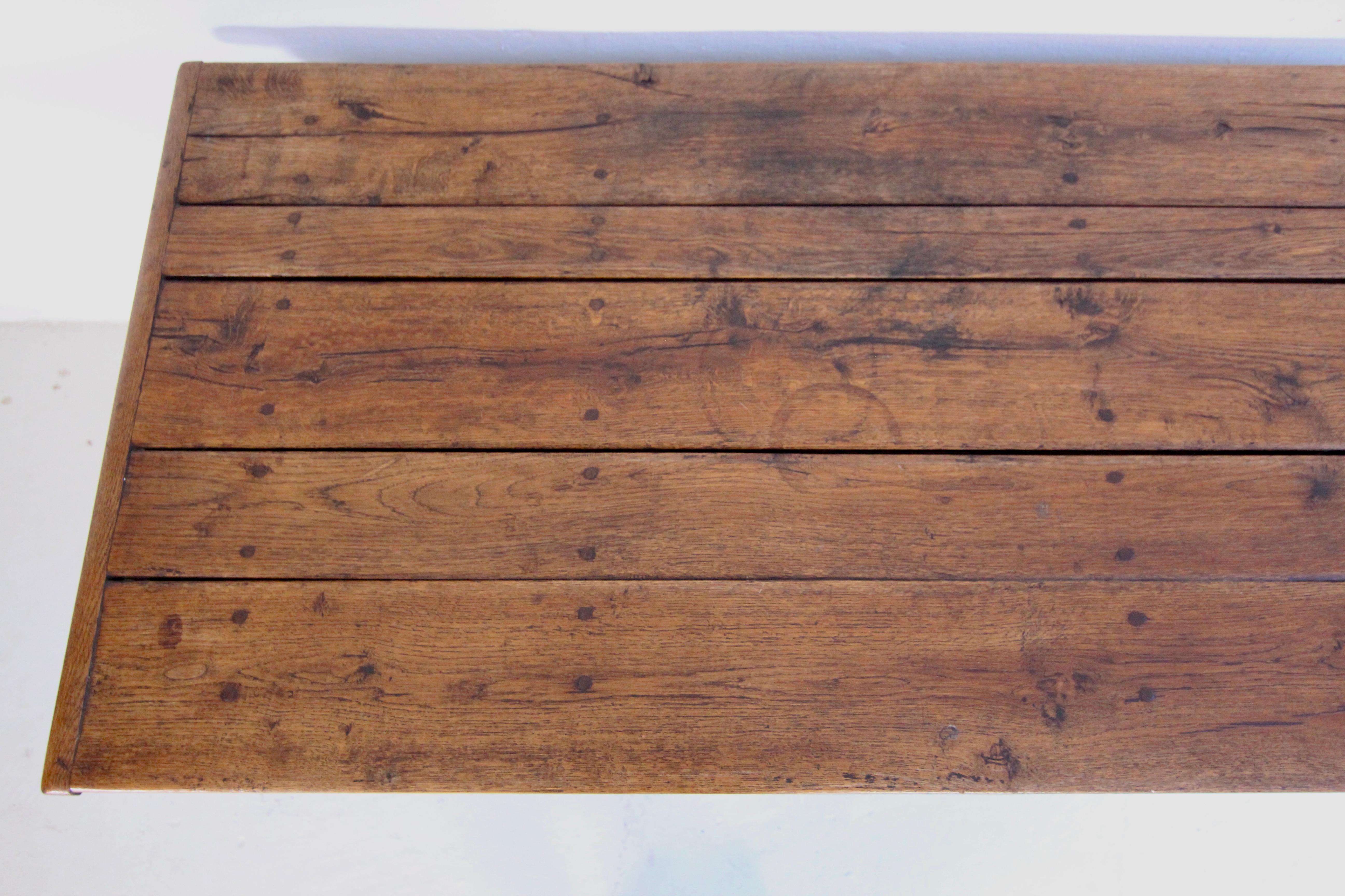 Late 19th Century Double Sided Louis Philippe Butcher Table 9