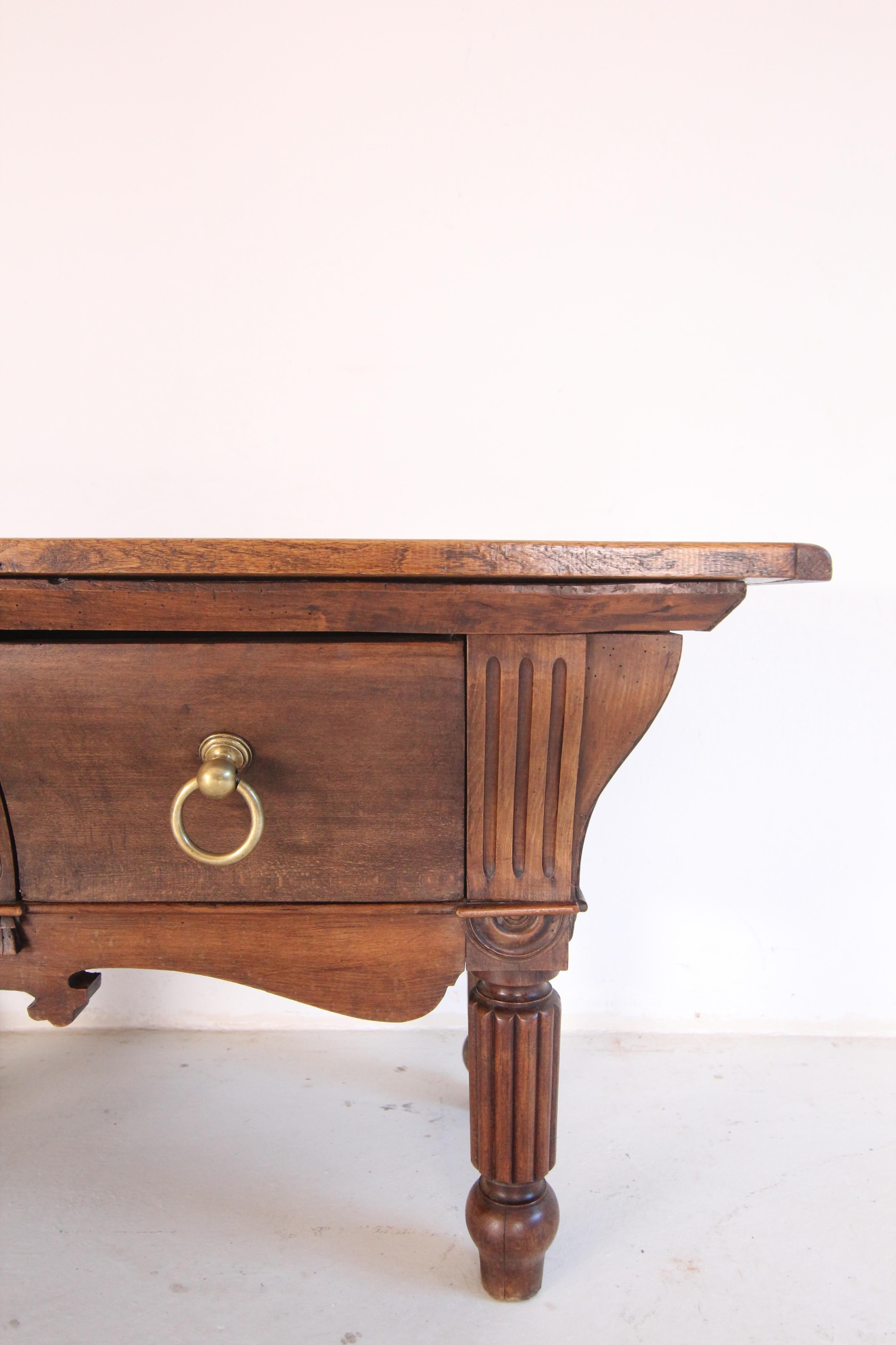 Late 19th Century Double Sided Louis Philippe Butcher Table 10