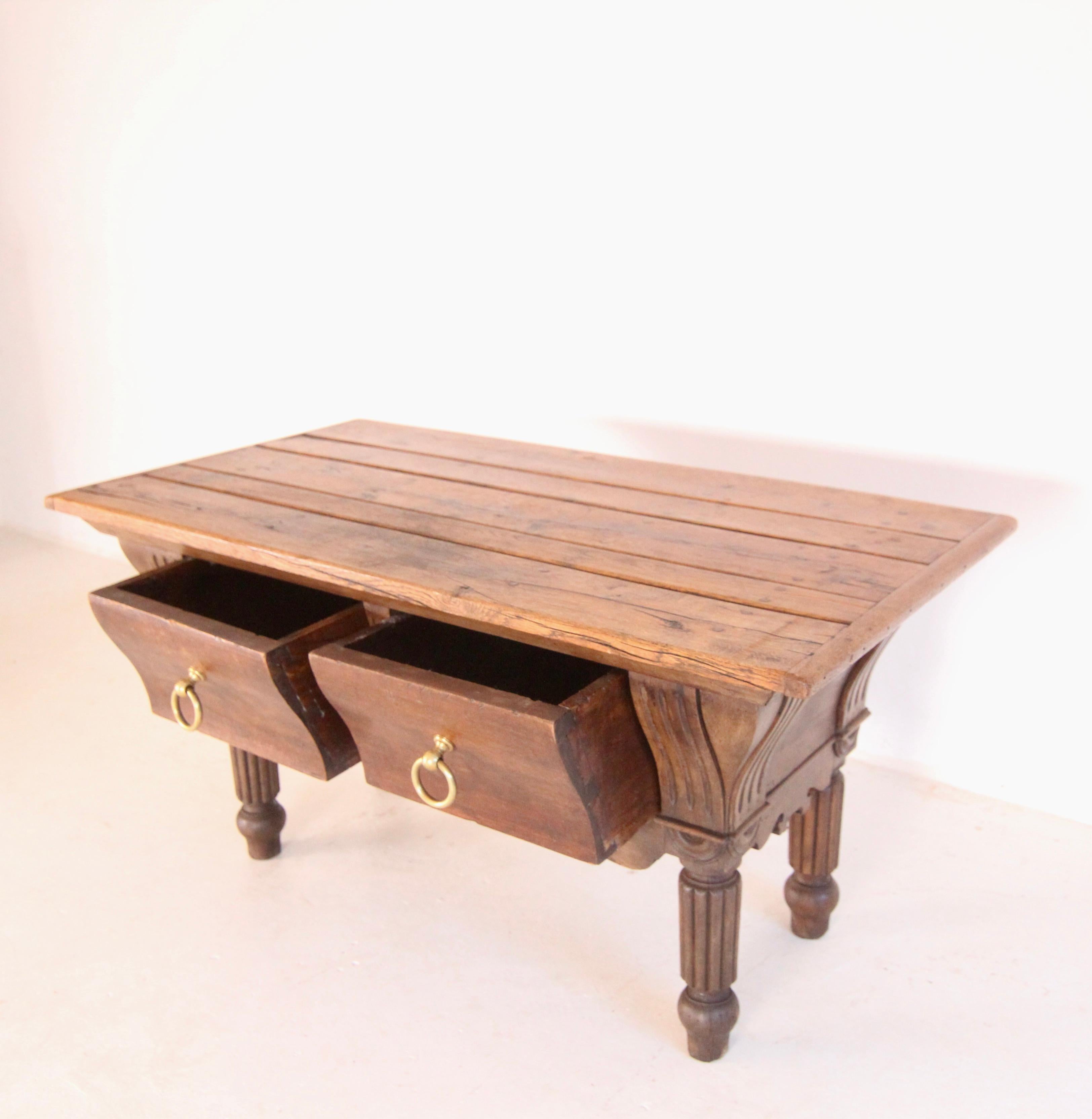 Late 19th Century Double Sided Louis Philippe Butcher Table 15