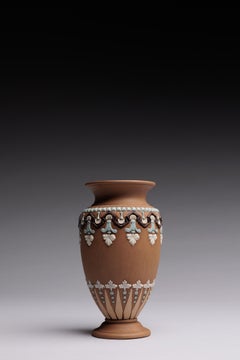 Doulton Lambeth Silicon Ware Vase aus dem späten 19.