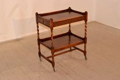 Late 19th Century Drinks Cart with Drawer