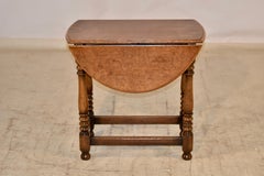 Late 19th Century Drop Leaf Side Table