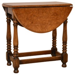 Late 19th Century Drop Leaf Side Table