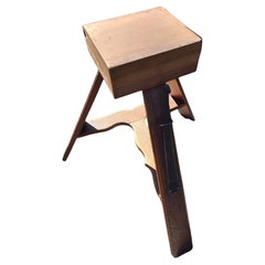 Late 19th Century Dutch Oak Tilt Top Kitchen Table