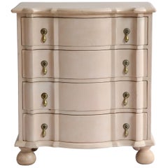 Late 19th Century Dutch Small Chest of Drawers in Shell Pink