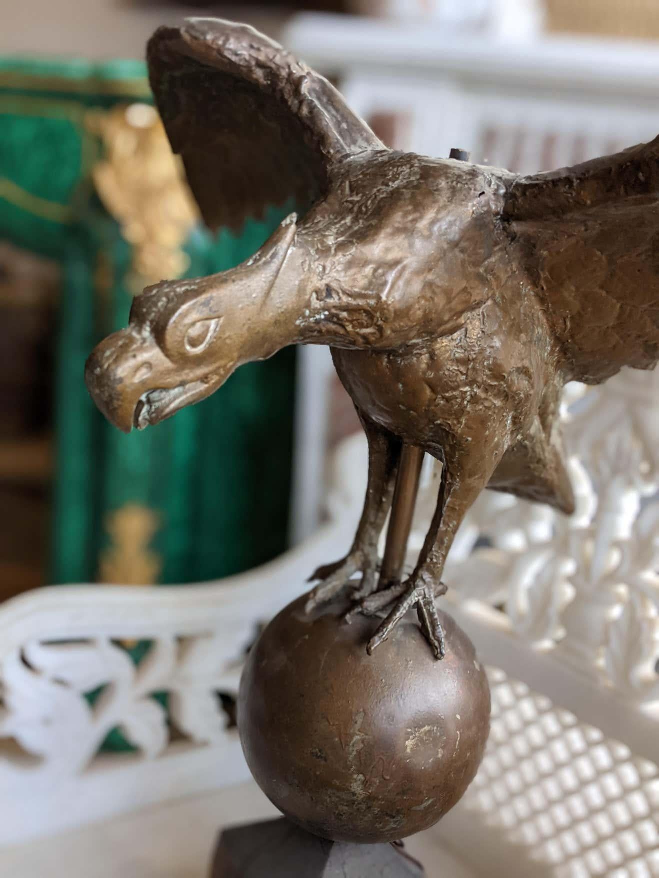 Painted Late 19th Century Eagle For Sale