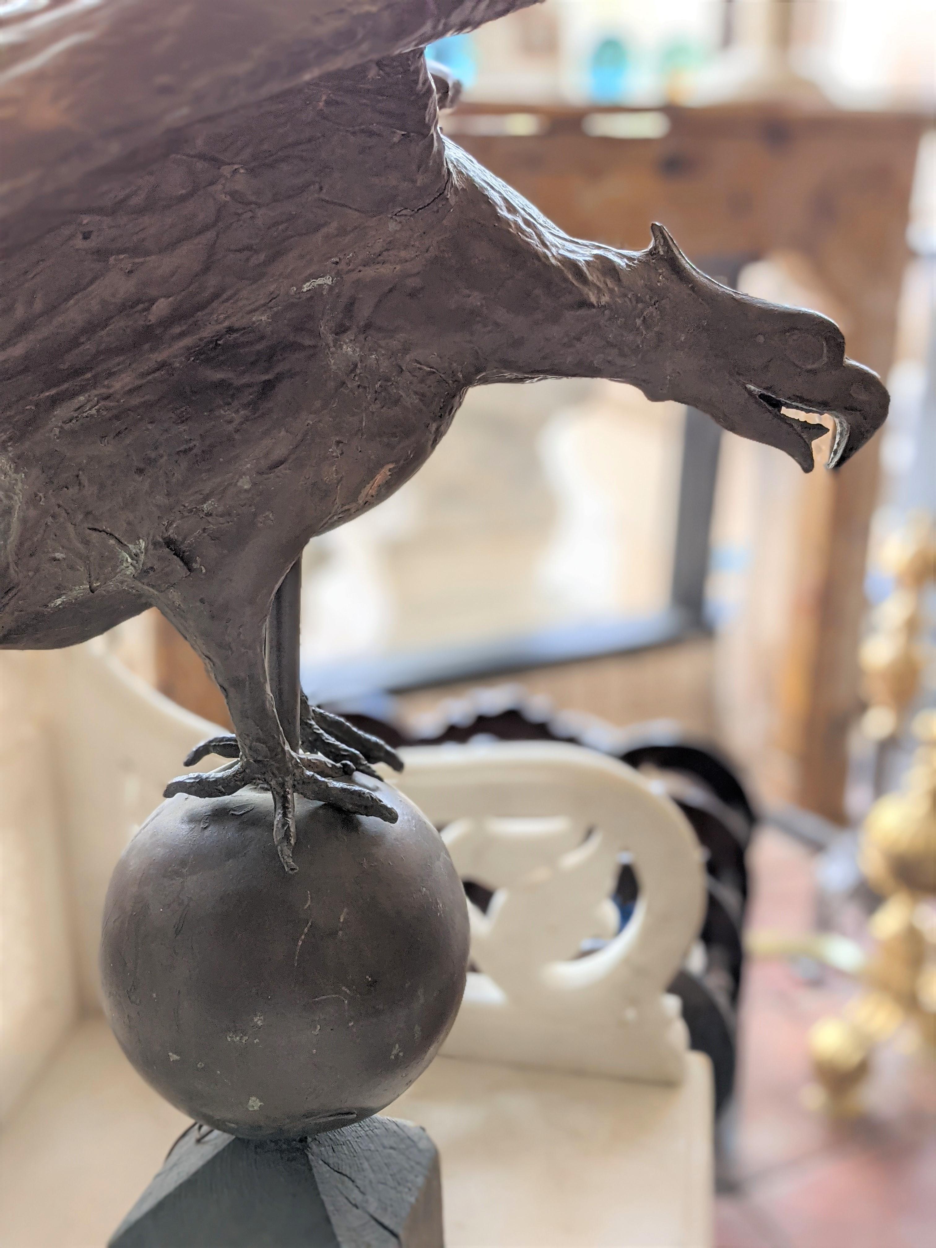 Late 19th Century Eagle Painted In Good Condition In Dallas, TX