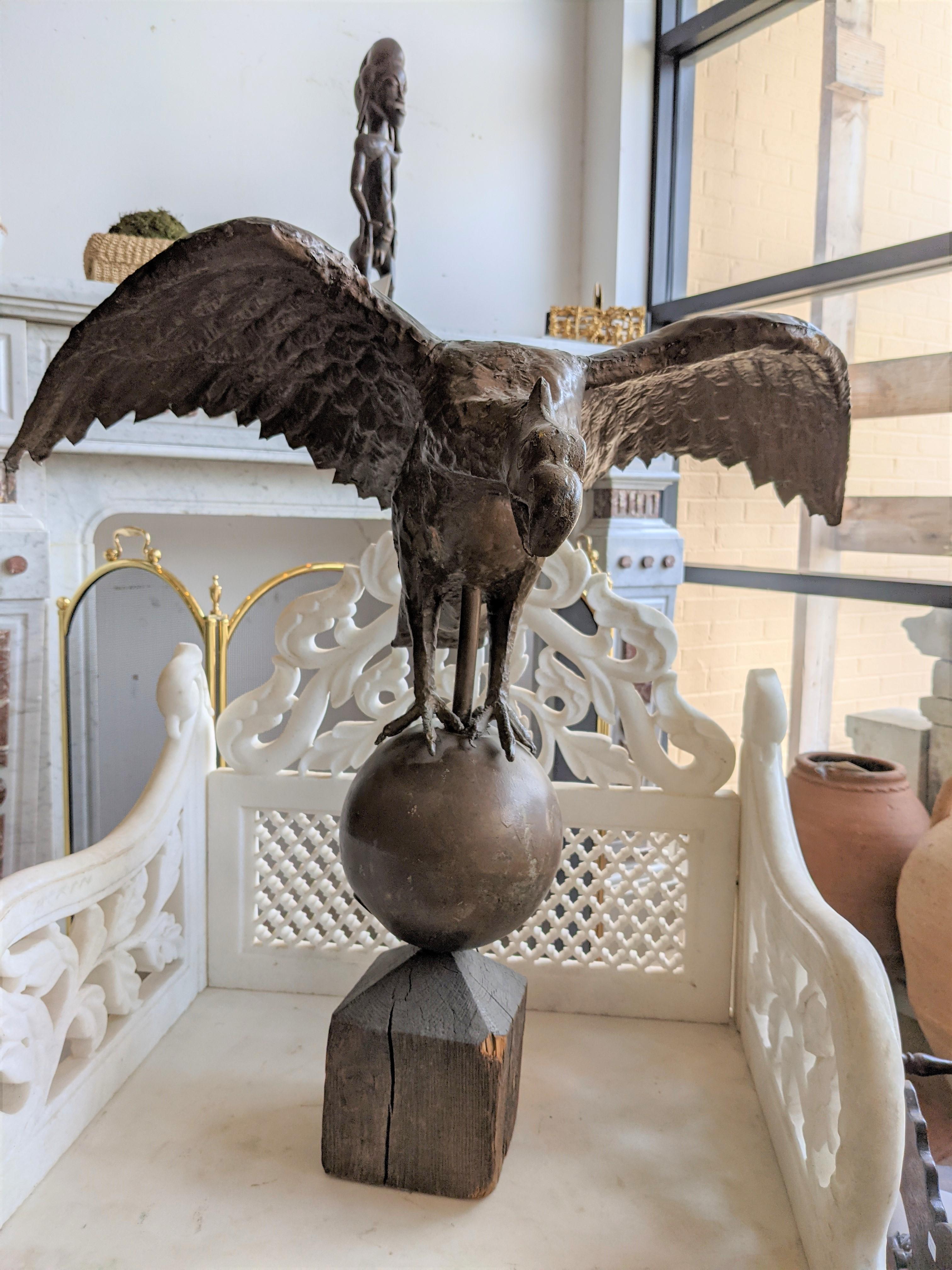 Late 19th Century Eagle Painted 1