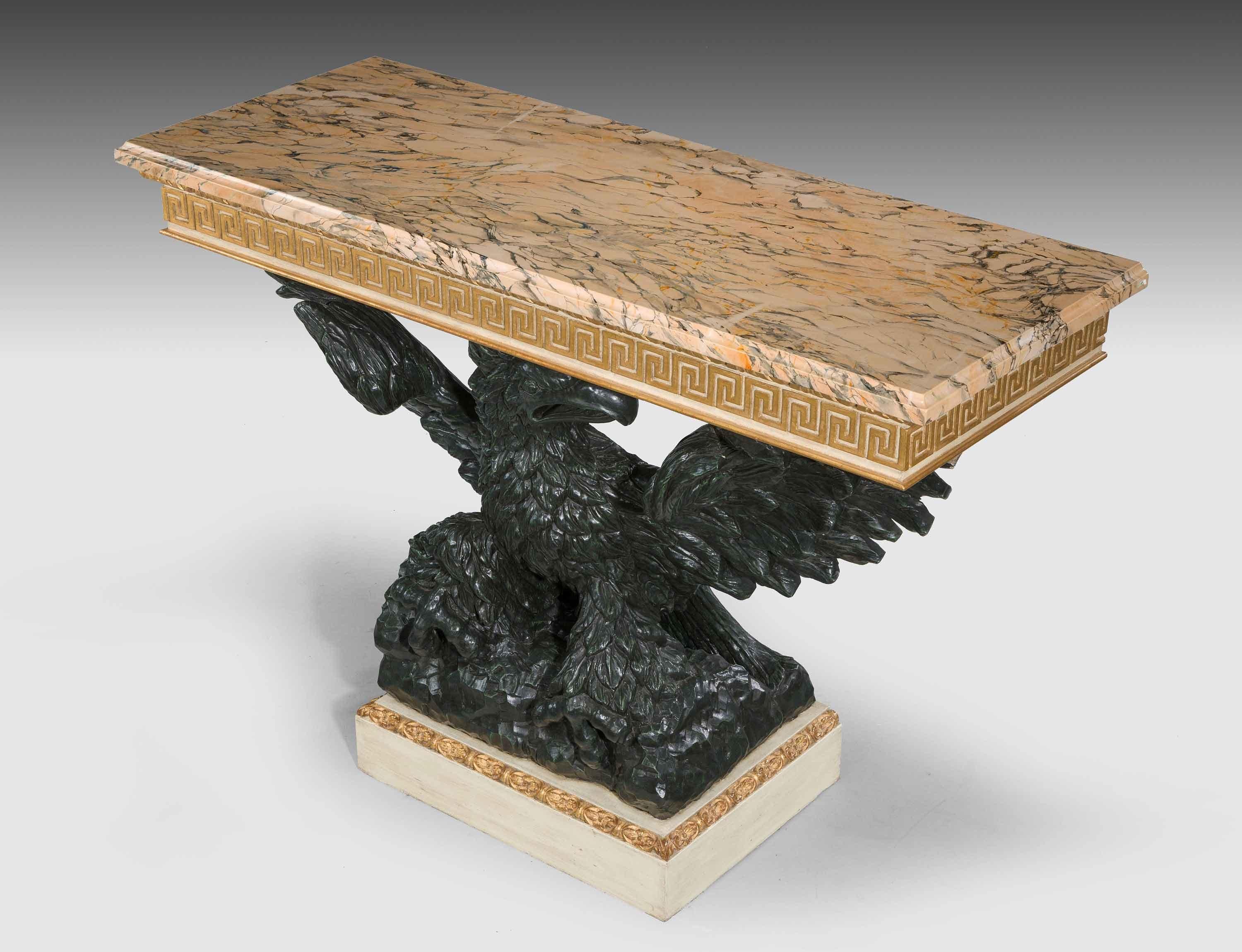 Wood Late 19th Century Eagle Pier Table