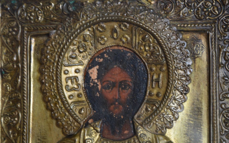 Late 19th Century Eastern Orthodox Icon Of Christ The Teacher For Sale At 1stdibs