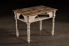 Late 19th Century Eastlake Farmhouse Kitchen Table