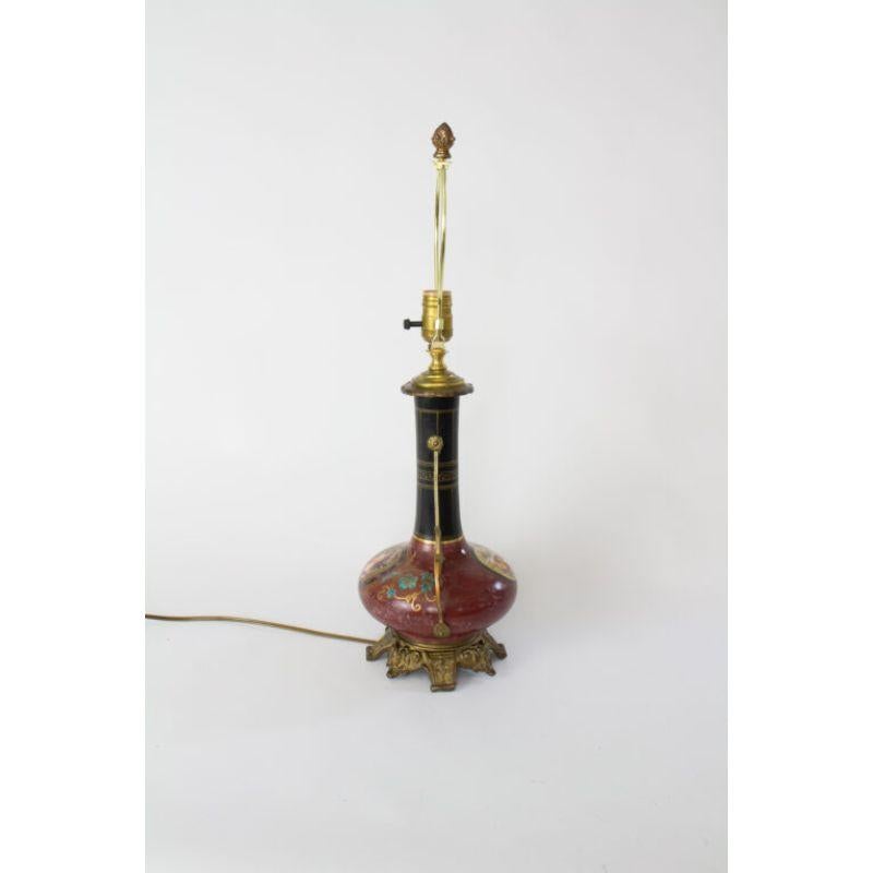 Late 19th Century Eclectic Cameo Table Lamp For Sale 1