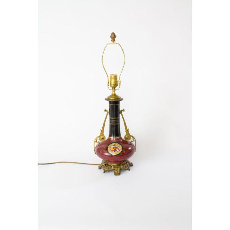 Lampada da tavolo a cammeo eclettica della fine del XIX secolo in vendita 2