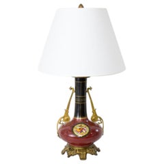 Lampada da tavolo a cammeo eclettica della fine del XIX secolo