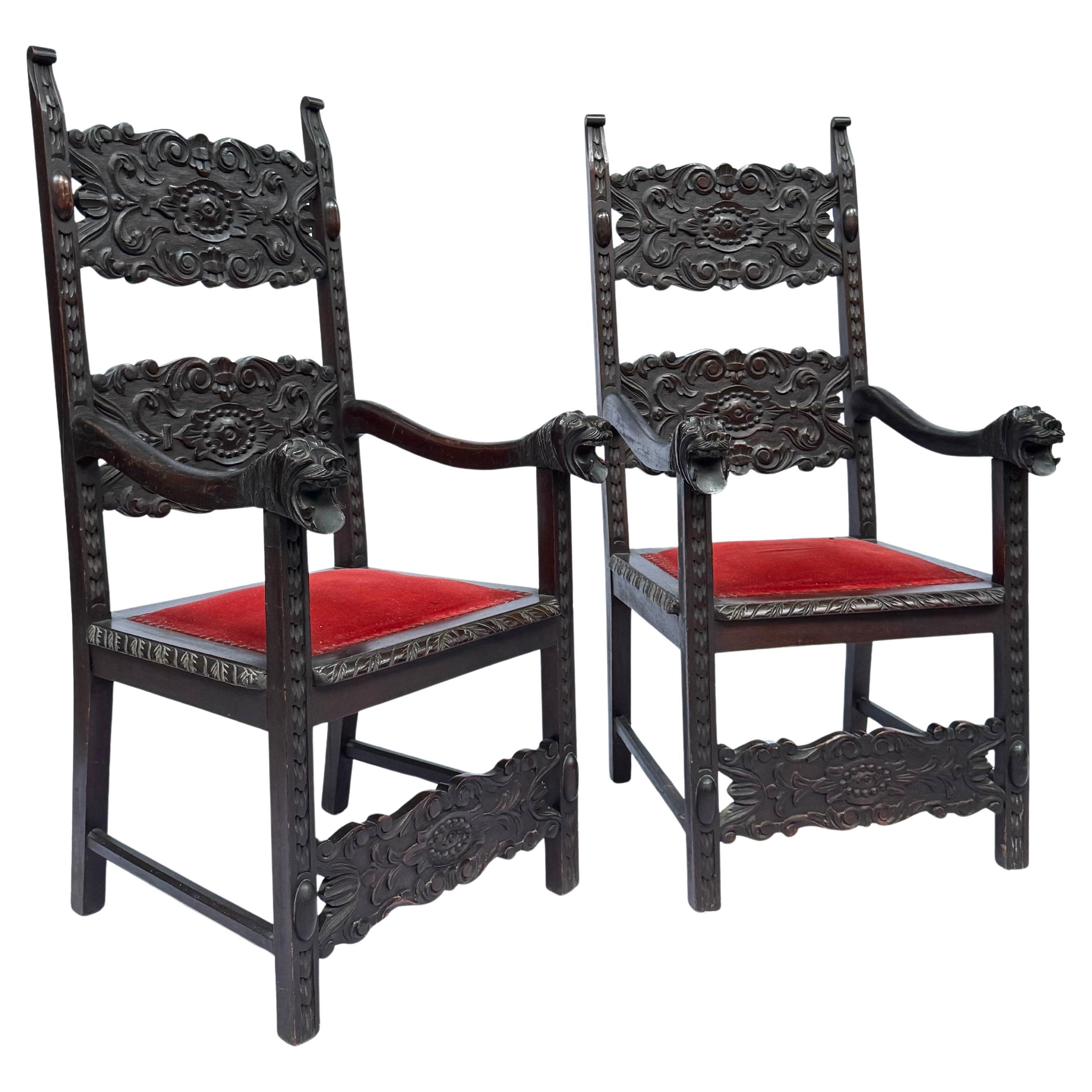 Suite de salon éclectique paraguayen de la fin du XIXe siècle - néo-renaissance italienne en vente 5