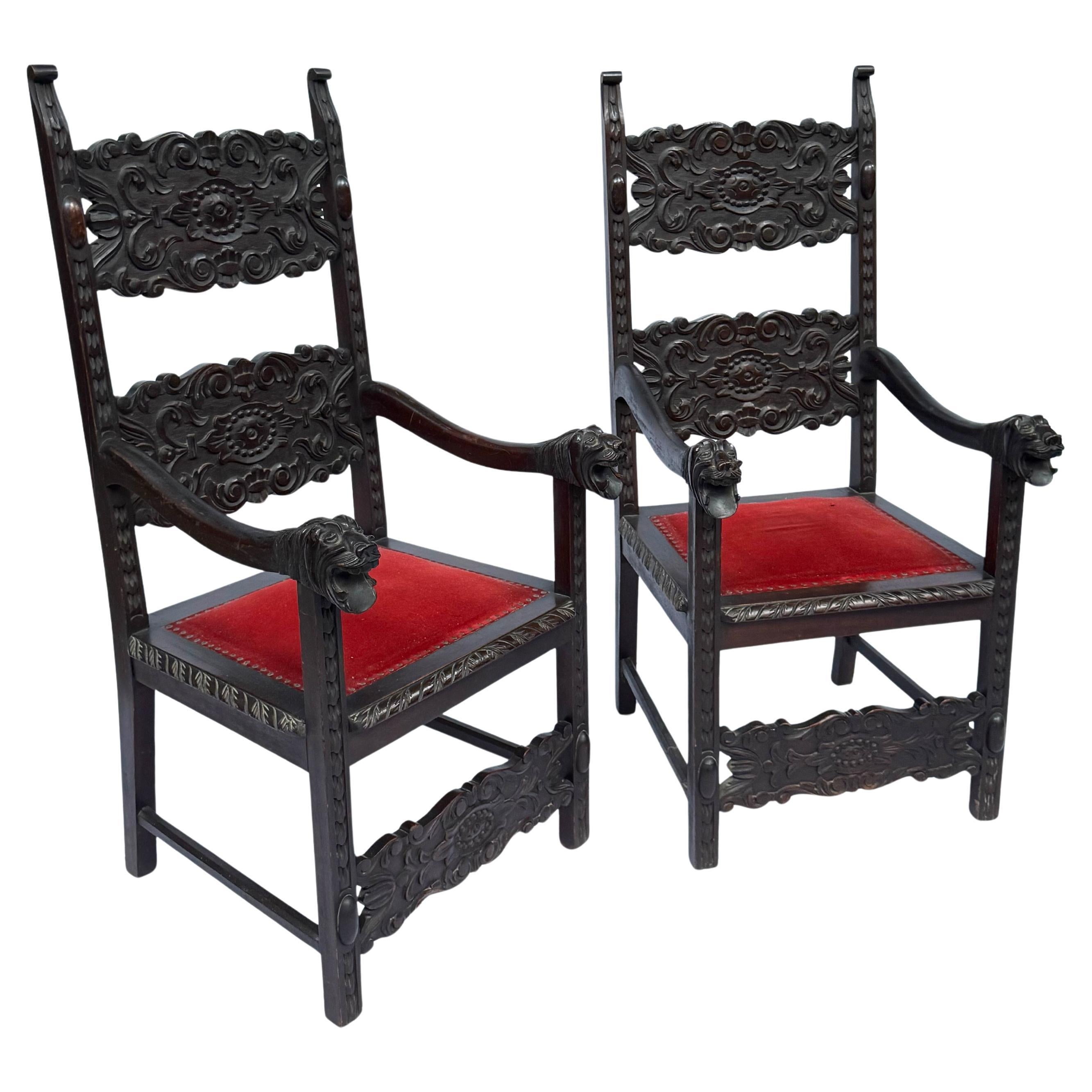 Suite de salon éclectique paraguayen de la fin du XIXe siècle - néo-renaissance italienne en vente 2