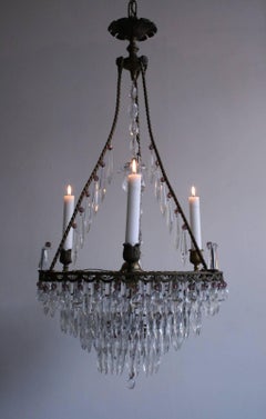 Late 19th Century Electrified Candelabra