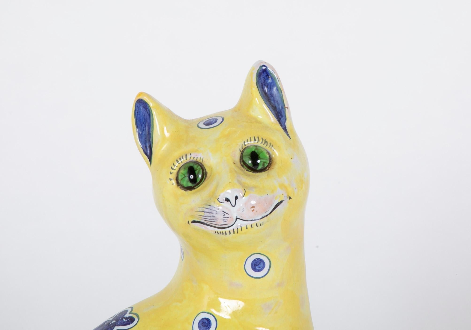 Late 19th Century Emile Galle Cat, Signed 'Nancy' at 1stDibs