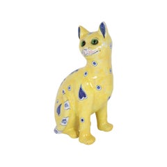 Late 19th Century Emile Galle Cat, Signed 'Nancy'