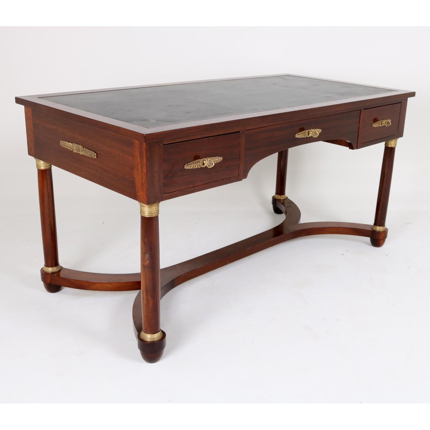 Late 19th Century Empire Desk In Good Condition For Sale In Stahnsdorf, DE