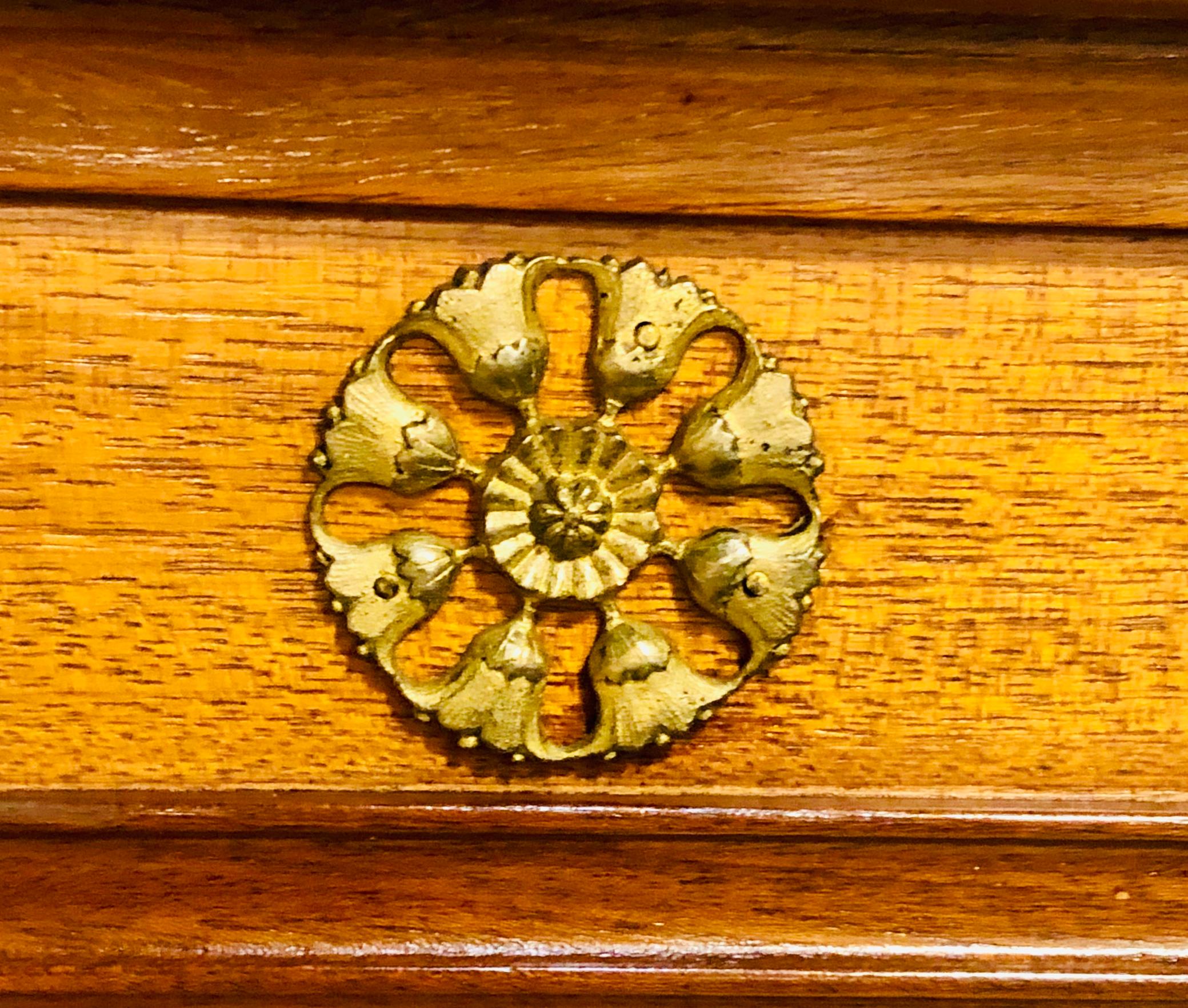 Late 19th Century Empire Style Bookcase Cabinets with Bronze Mounts a Pair 2