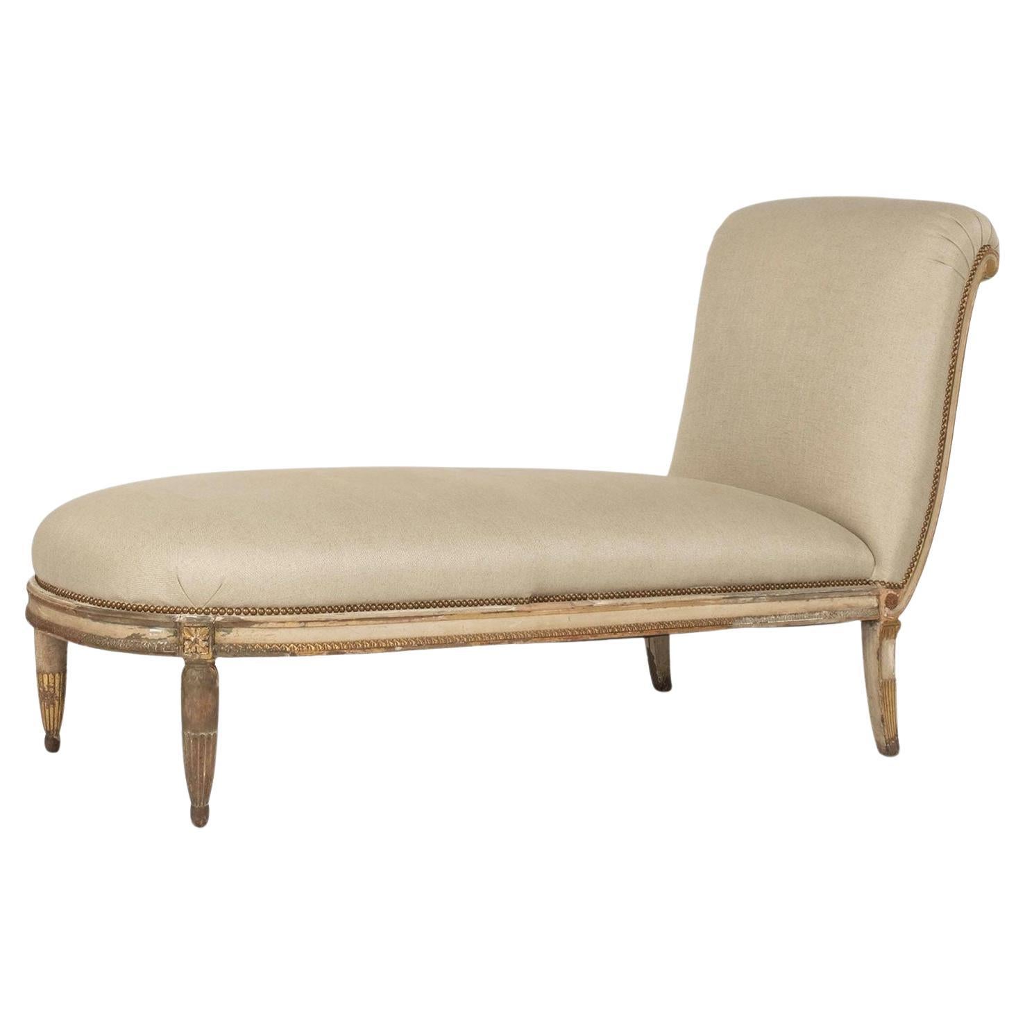 Late 19th Century Empire Style Chaise Longue