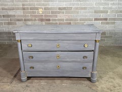 Late 19th Century Empire Style Chest with Ormolu Hardware and Mounts