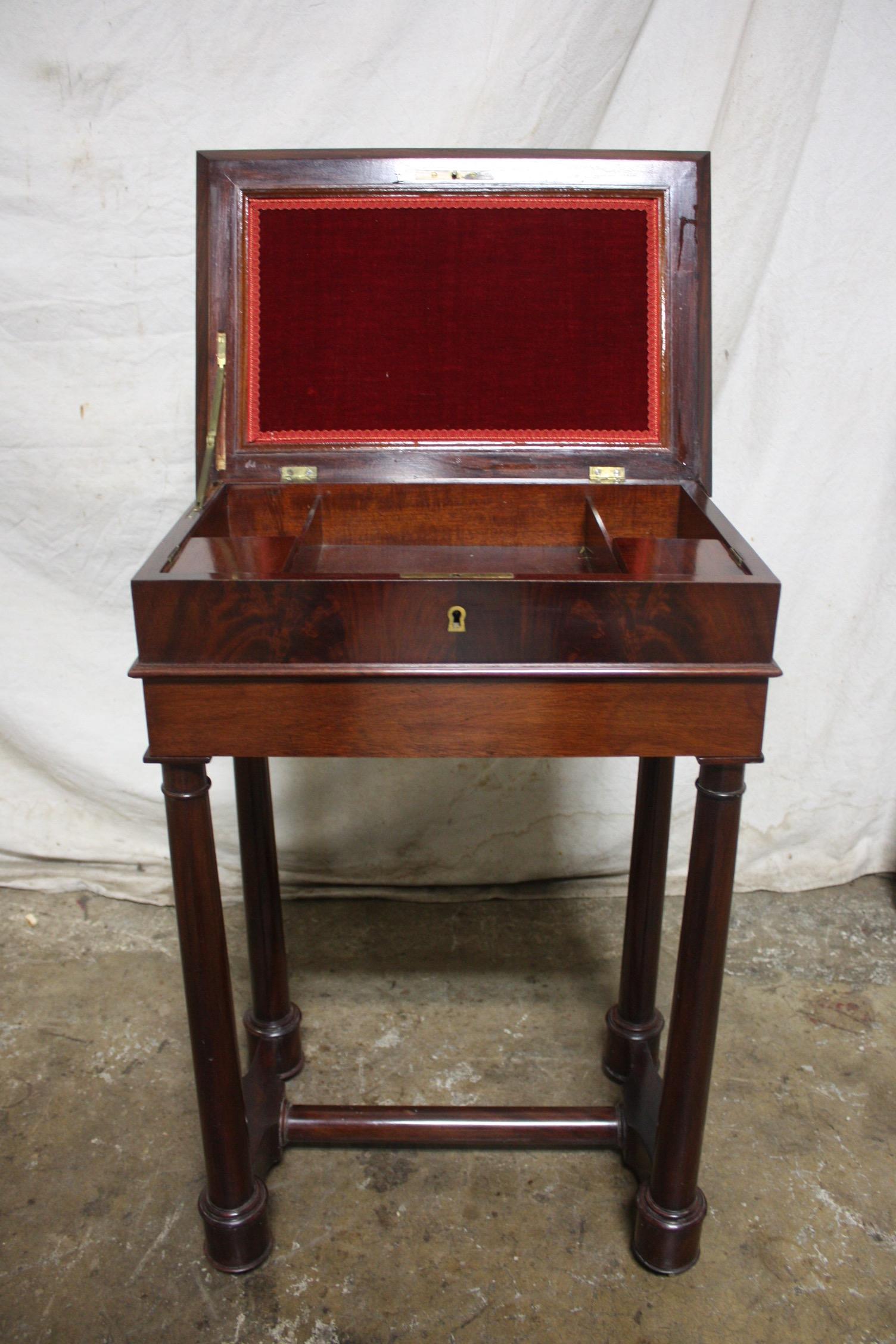 Late 19th Century Empire Style Side Table For Sale 6