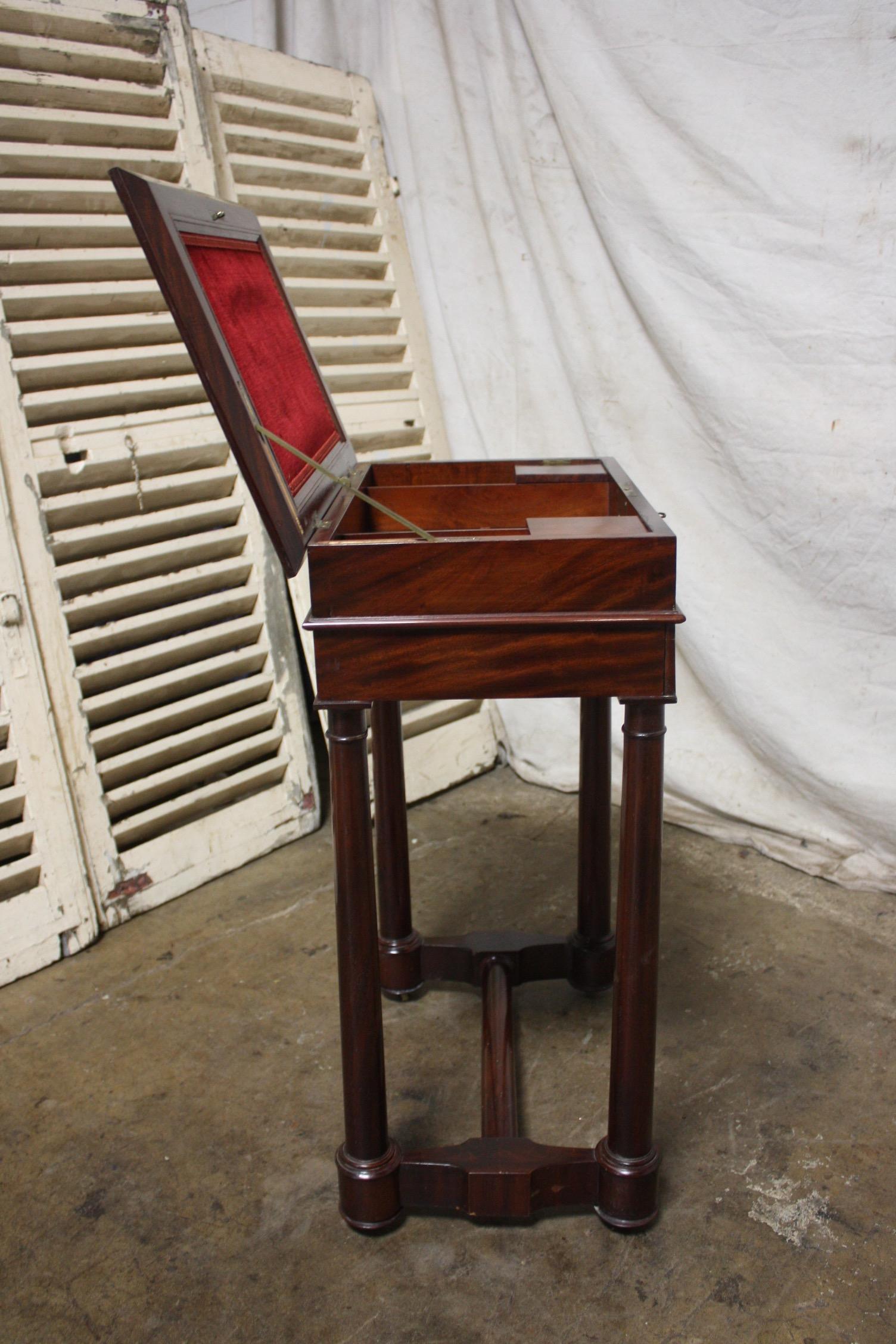 Late 19th Century Empire Style Side Table For Sale 3