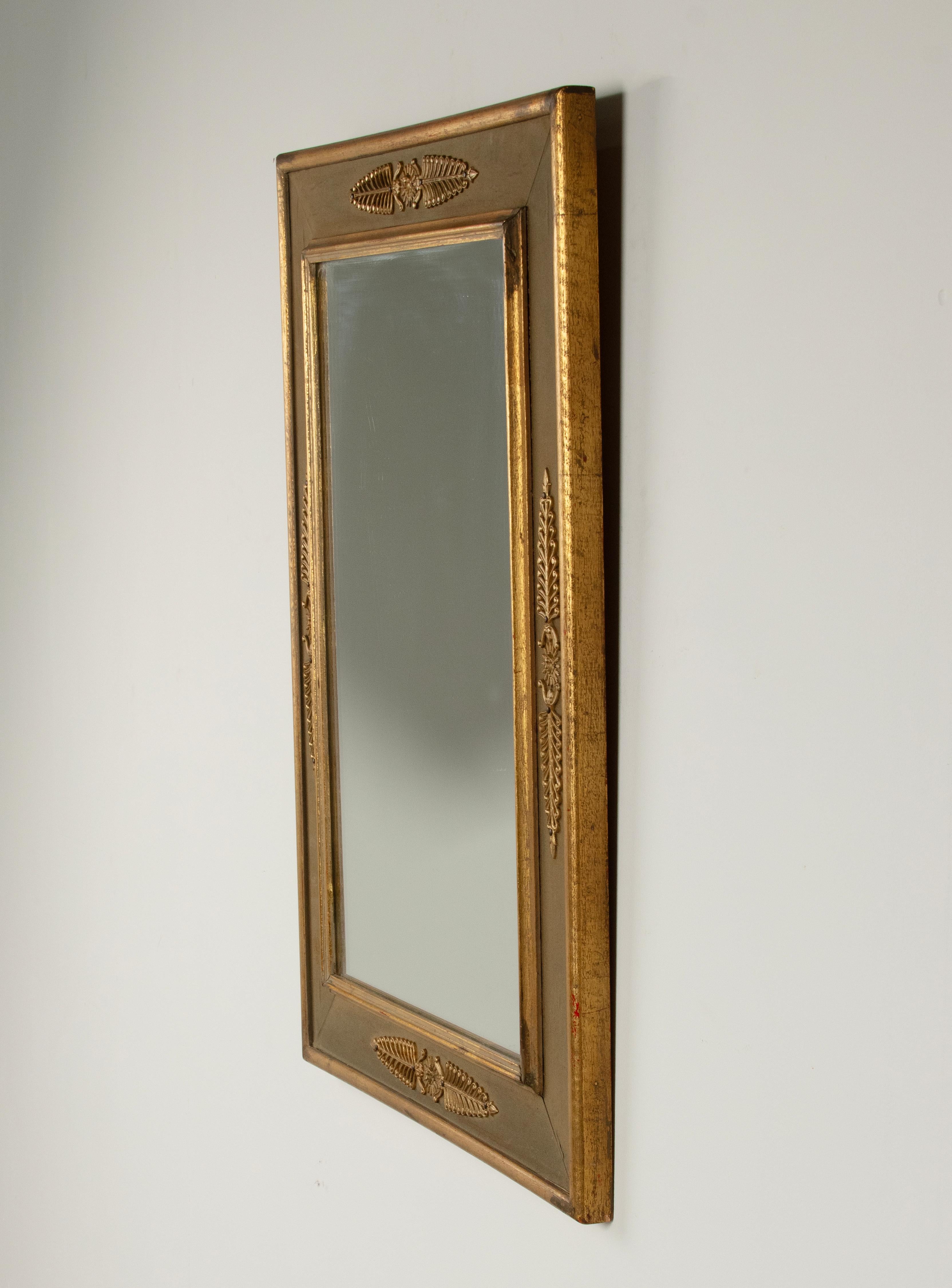 Late 19th Century Empire style Wall mirror with Ormolu Bronze Mounts  8