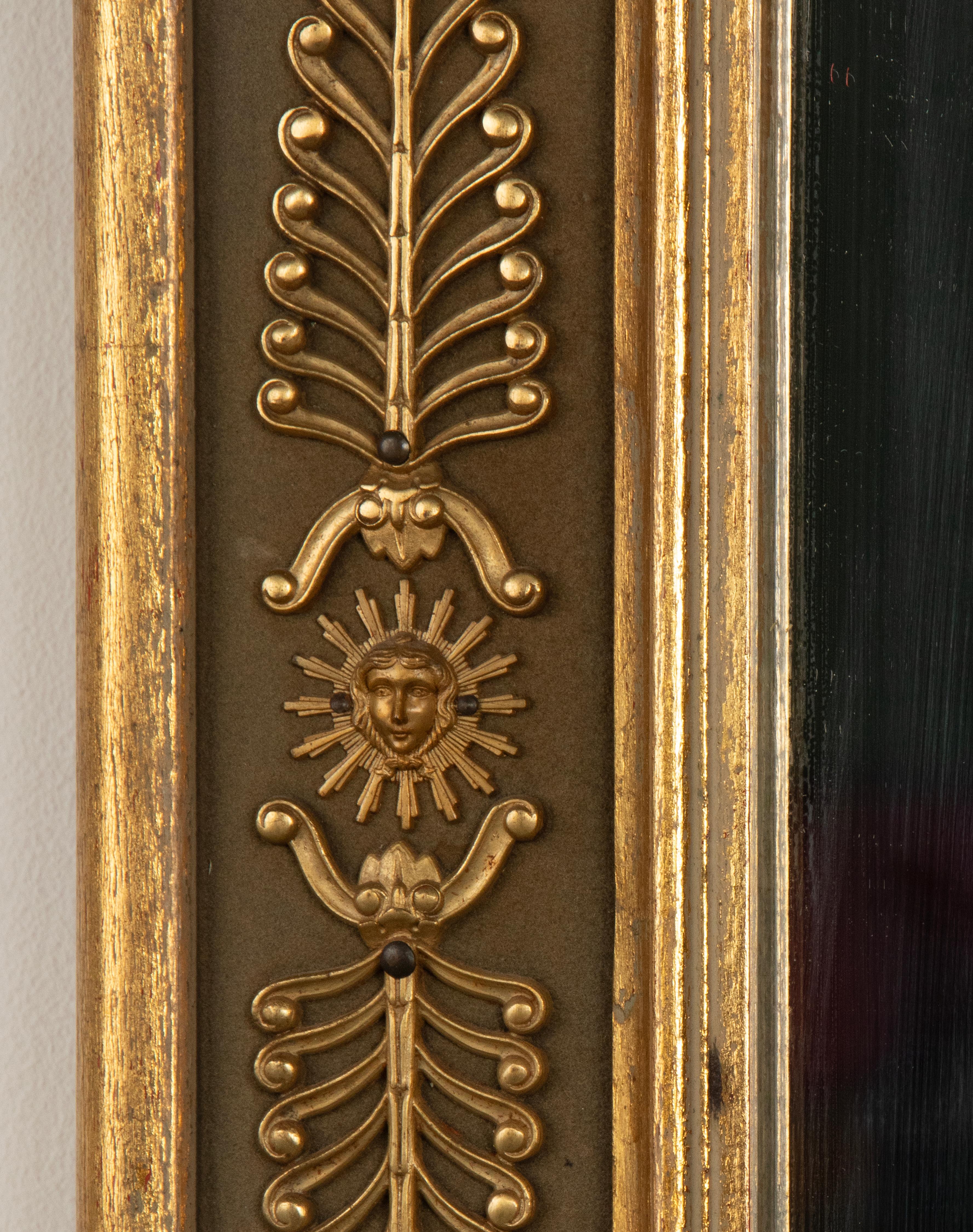 Late 19th Century Empire style Wall mirror with Ormolu Bronze Mounts  14